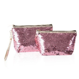 Sequin Pouches with Wristlet